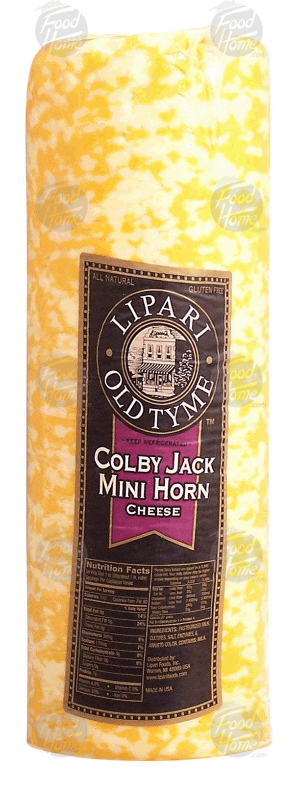 Lipari Old Tyme colby jack mini horn cheese, price per pound Full-Size Picture